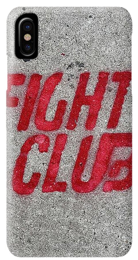 Fight Club Sidewalk Stencil - Phone Case