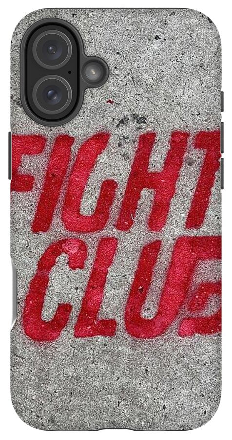 Fight Club Sidewalk Stencil - Phone Case