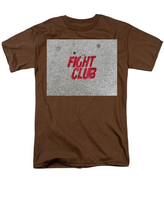 Fight Club Sidewalk Stencil - Men's T-Shirt  (Regular Fit)