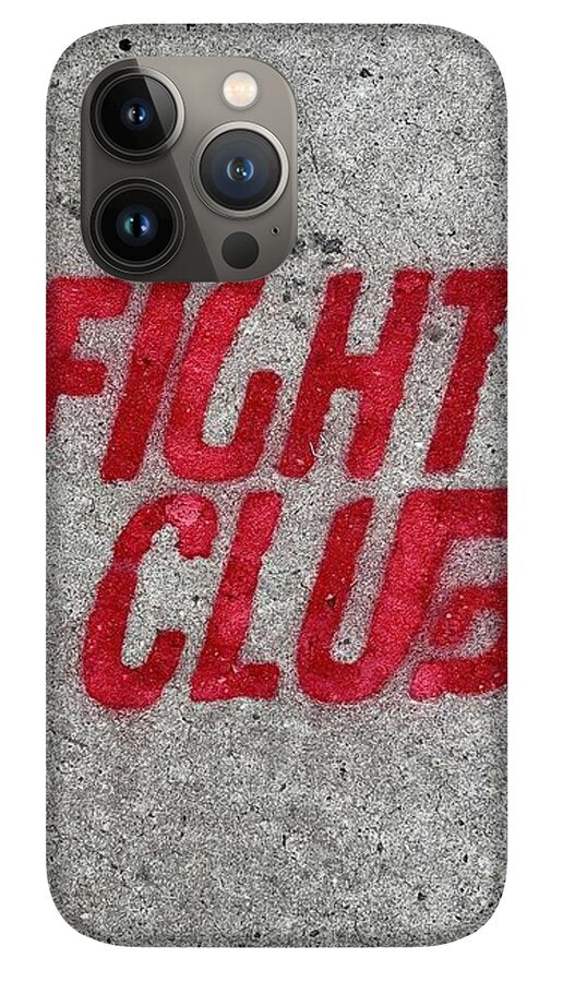Fight Club Sidewalk Stencil - Phone Case
