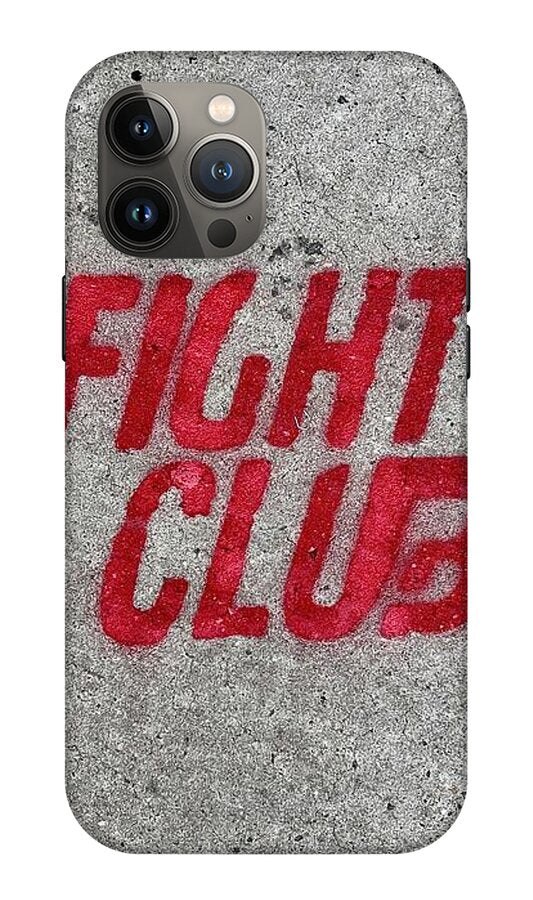 Fight Club Sidewalk Stencil - Phone Case