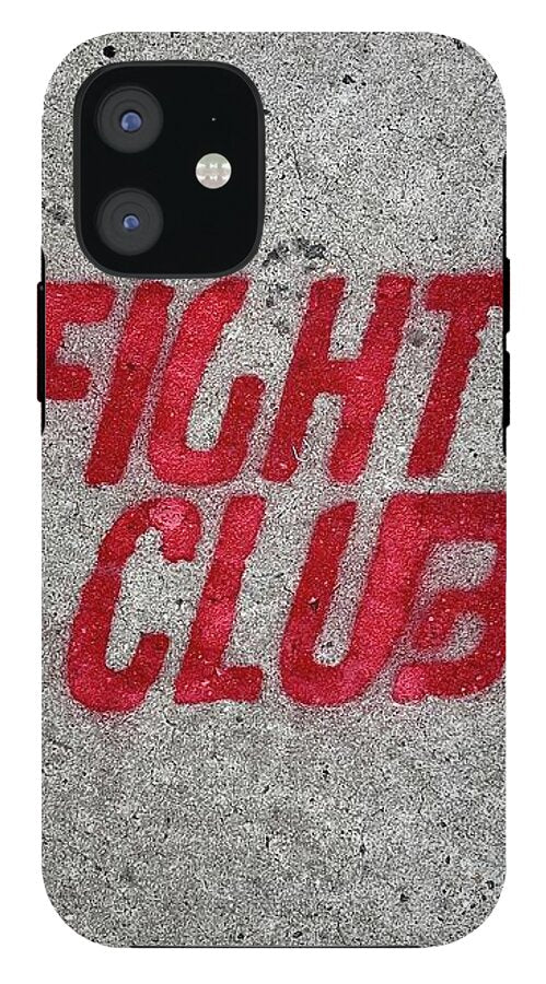 Fight Club Sidewalk Stencil - Phone Case