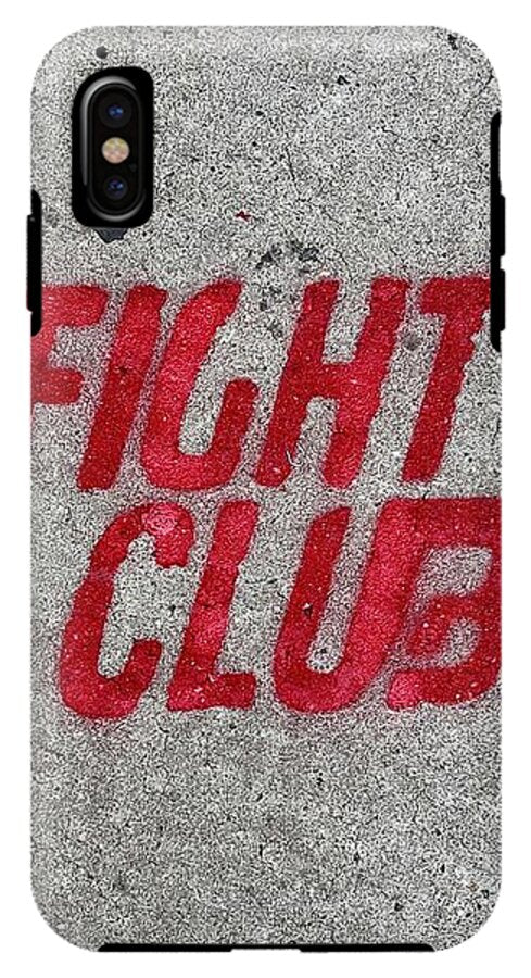 Fight Club Sidewalk Stencil - Phone Case