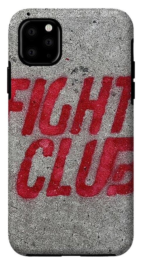 Fight Club Sidewalk Stencil - Phone Case