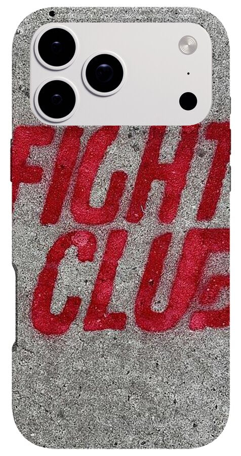 Fight Club Sidewalk Stencil - Phone Case
