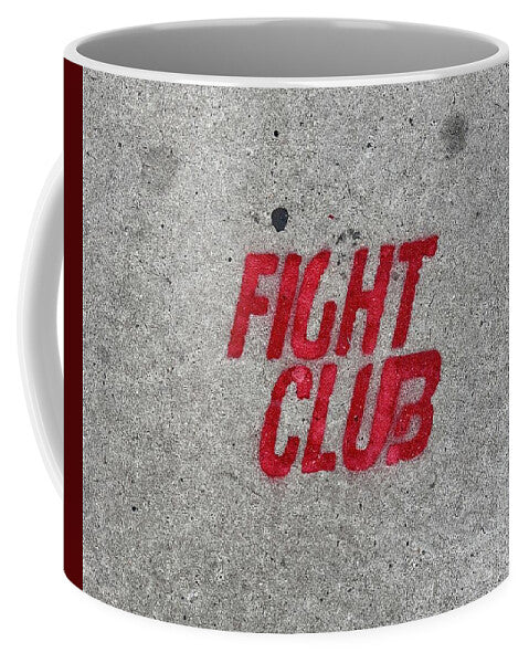 Fight Club Sidewalk Stencil - Mug
