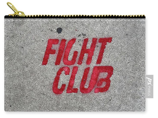 Fight Club Sidewalk Stencil - Zip Pouch