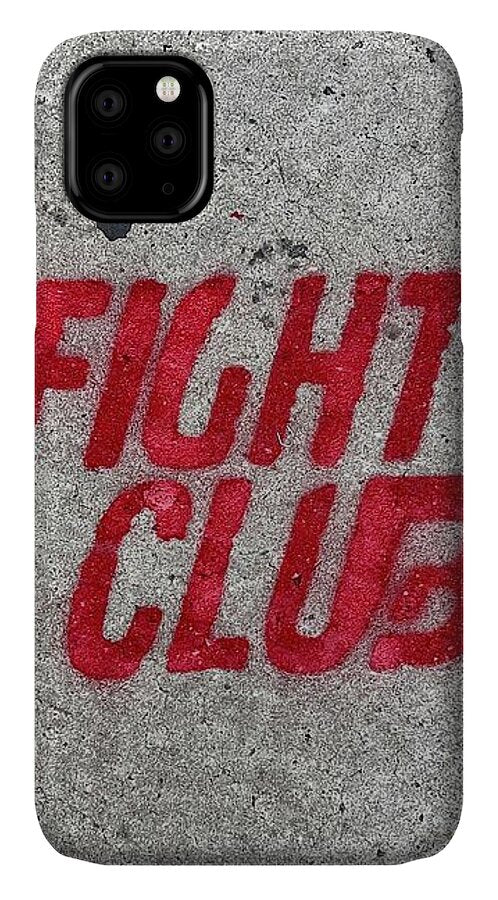 Fight Club Sidewalk Stencil - Phone Case