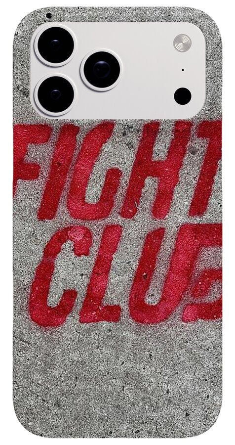 Fight Club Sidewalk Stencil - Phone Case