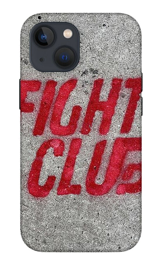 Fight Club Sidewalk Stencil - Phone Case