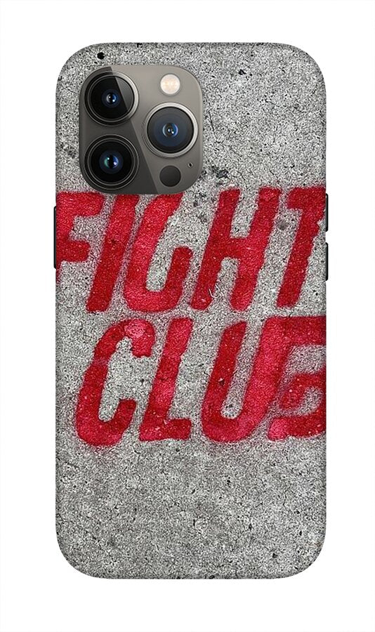 Fight Club Sidewalk Stencil - Phone Case