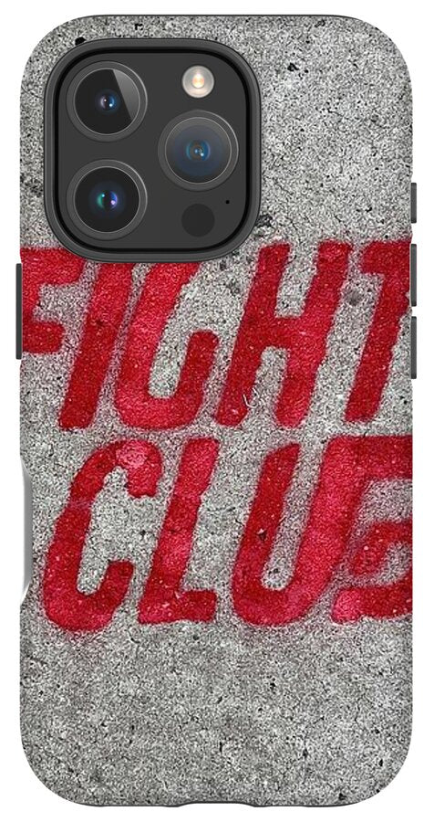 Fight Club Sidewalk Stencil - Phone Case