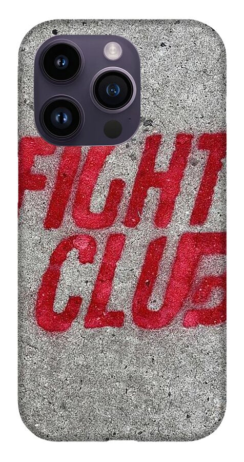 Fight Club Sidewalk Stencil - Phone Case