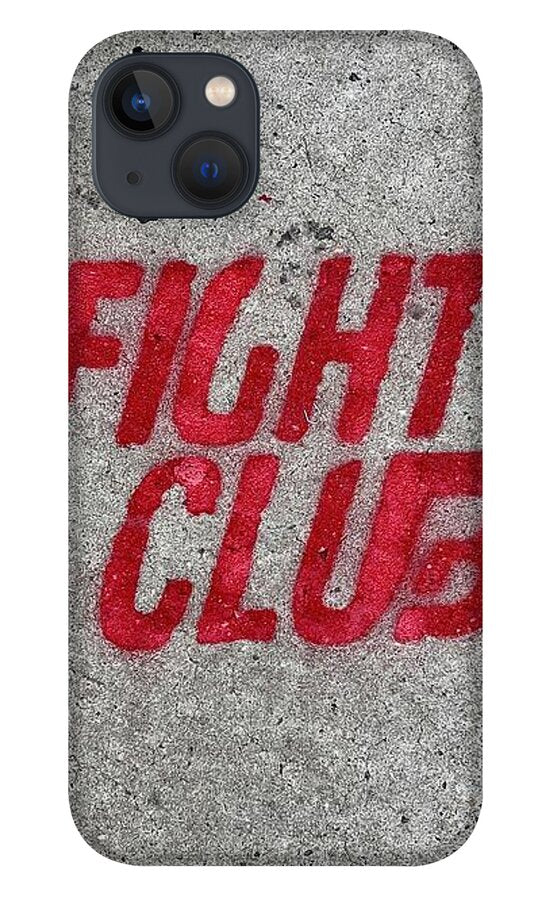 Fight Club Sidewalk Stencil - Phone Case