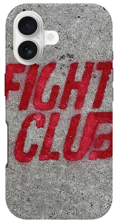 Fight Club Sidewalk Stencil - Phone Case