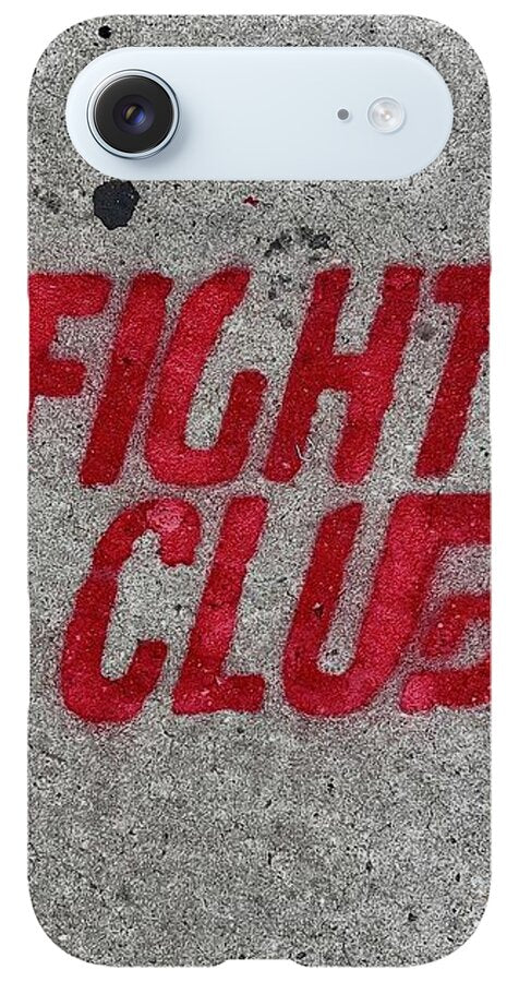 Fight Club Sidewalk Stencil - Phone Case