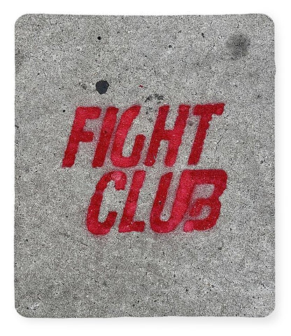 Fight Club Sidewalk Stencil - Blanket