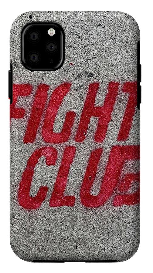 Fight Club Sidewalk Stencil - Phone Case