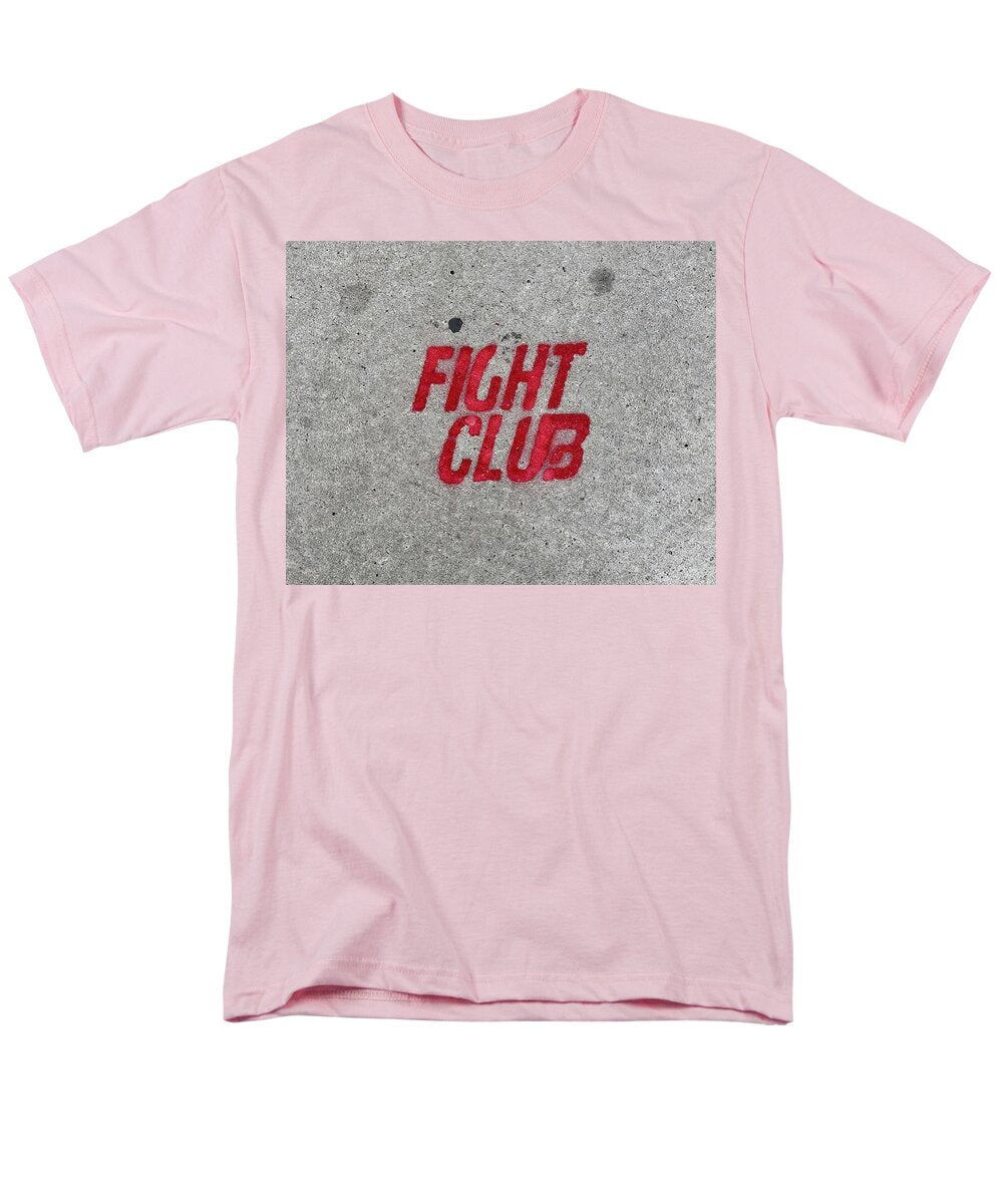 Fight Club Sidewalk Stencil - Men's T-Shirt  (Regular Fit)