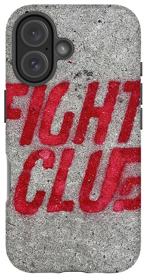Fight Club Sidewalk Stencil - Phone Case