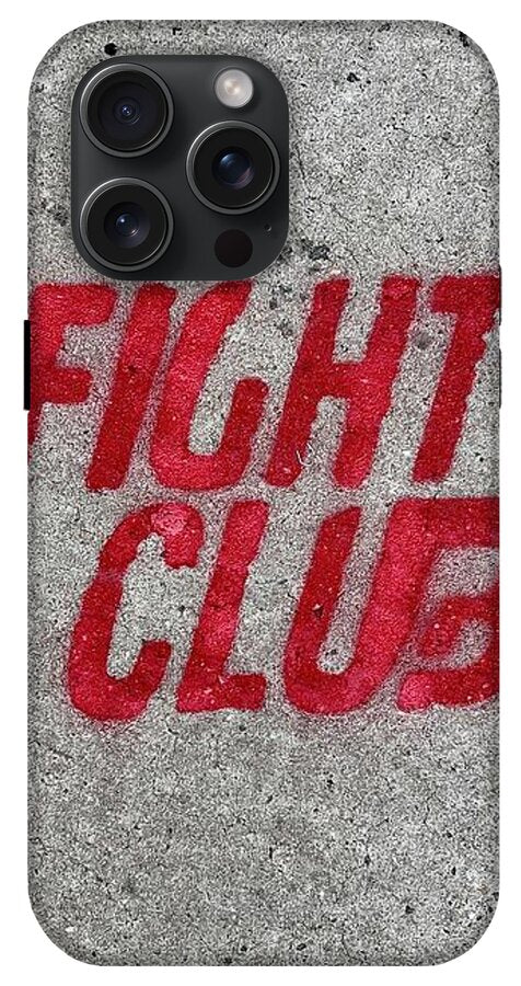 Fight Club Sidewalk Stencil - Phone Case