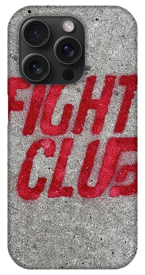 Fight Club Sidewalk Stencil - Phone Case