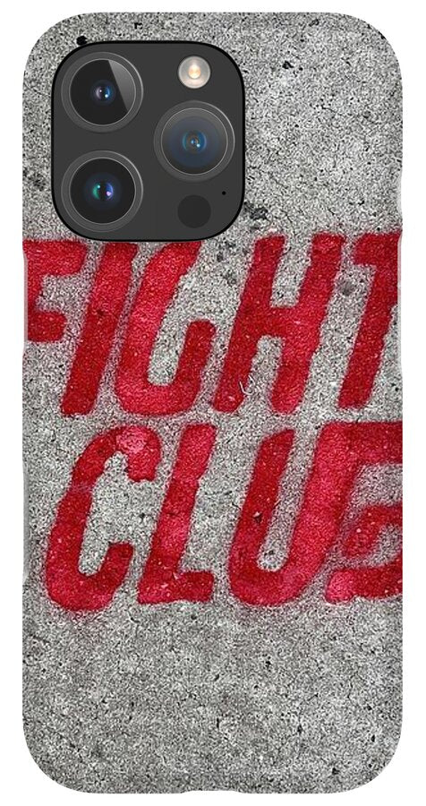 Fight Club Sidewalk Stencil - Phone Case