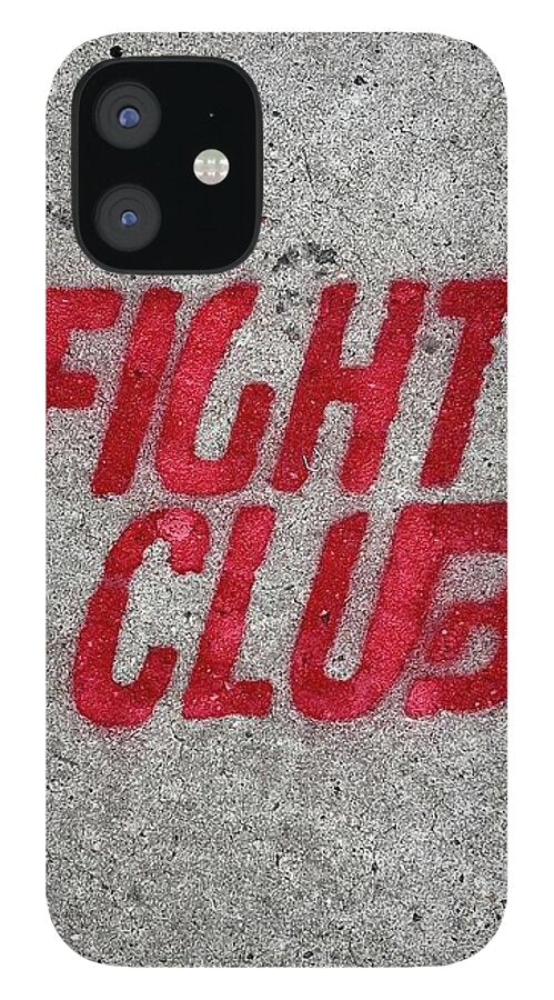 Fight Club Sidewalk Stencil - Phone Case