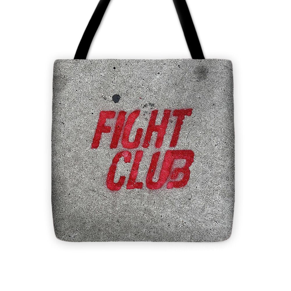 Fight Club Sidewalk Stencil - Tote Bag