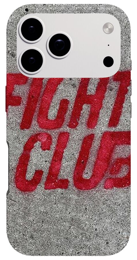 Fight Club Sidewalk Stencil - Phone Case