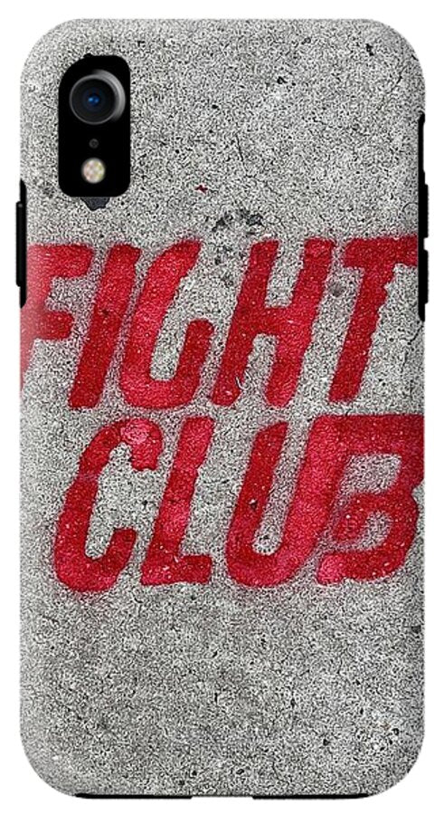 Fight Club Sidewalk Stencil - Phone Case