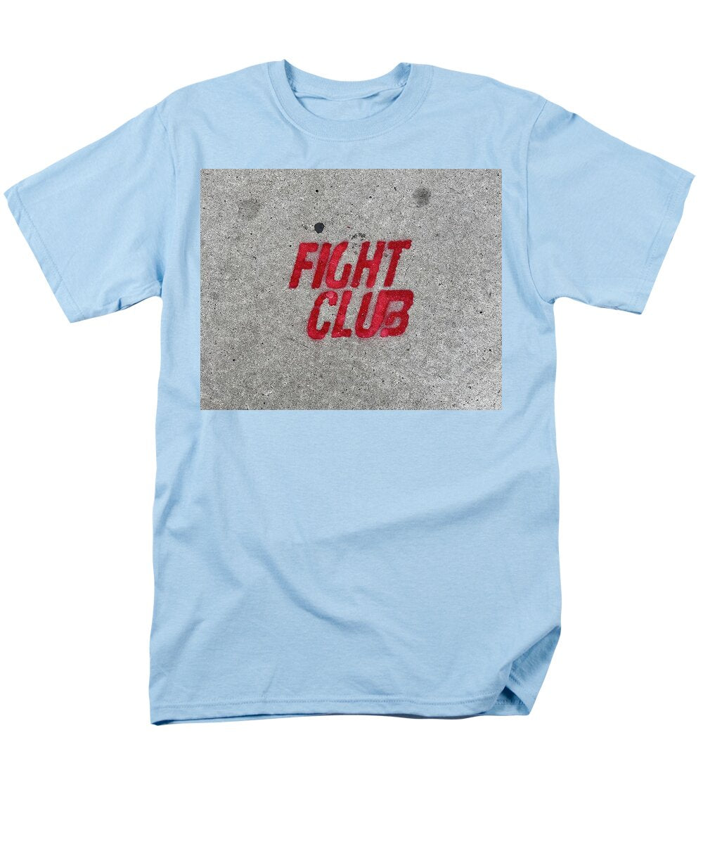 Fight Club Sidewalk Stencil - Men's T-Shirt  (Regular Fit)