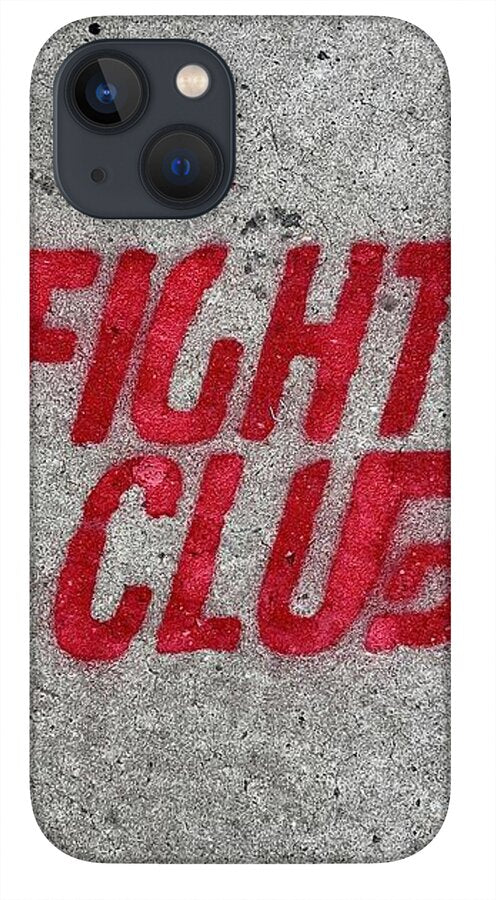 Fight Club Sidewalk Stencil - Phone Case