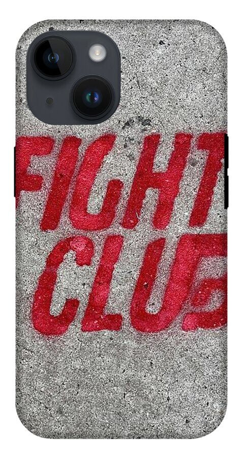 Fight Club Sidewalk Stencil - Phone Case