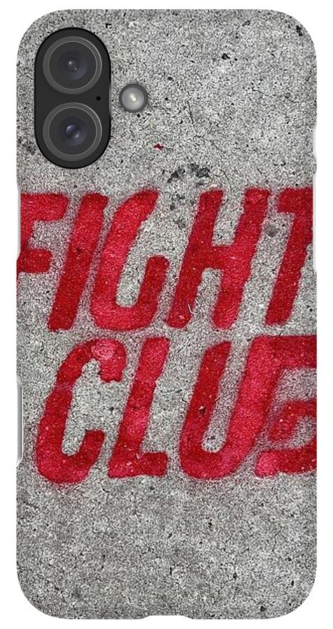 Fight Club Sidewalk Stencil - Phone Case