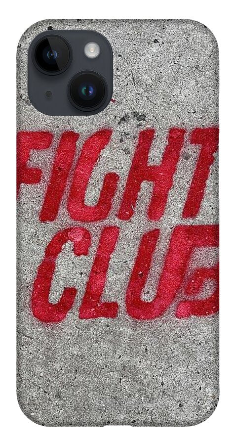 Fight Club Sidewalk Stencil - Phone Case