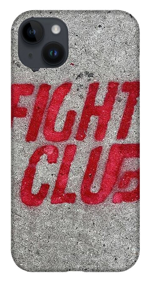 Fight Club Sidewalk Stencil - Phone Case