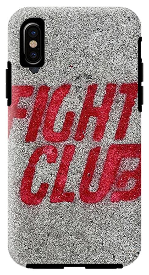 Fight Club Sidewalk Stencil - Phone Case