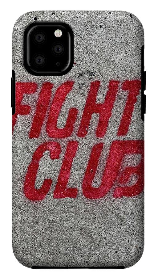 Fight Club Sidewalk Stencil - Phone Case