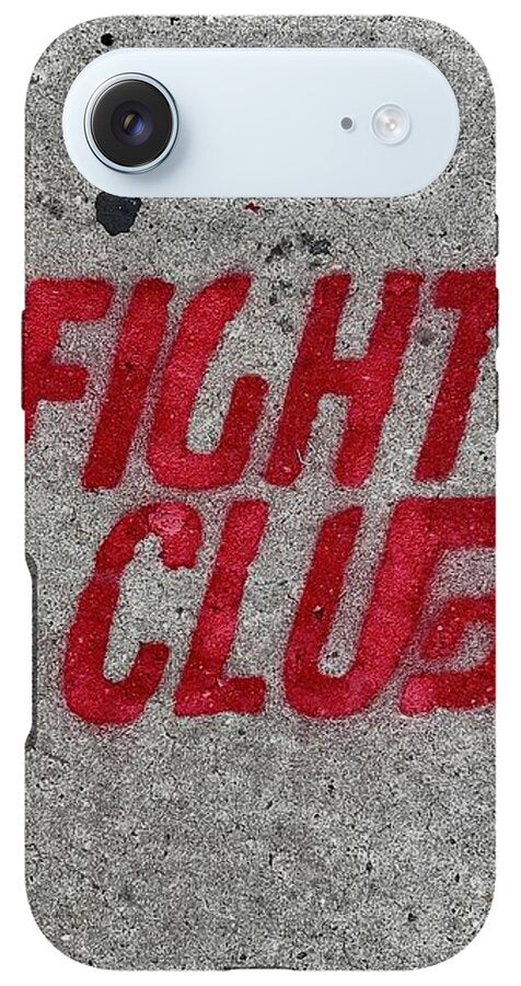 Fight Club Sidewalk Stencil - Phone Case