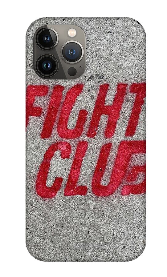 Fight Club Sidewalk Stencil - Phone Case