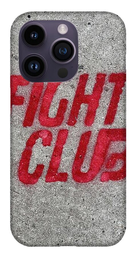 Fight Club Sidewalk Stencil - Phone Case