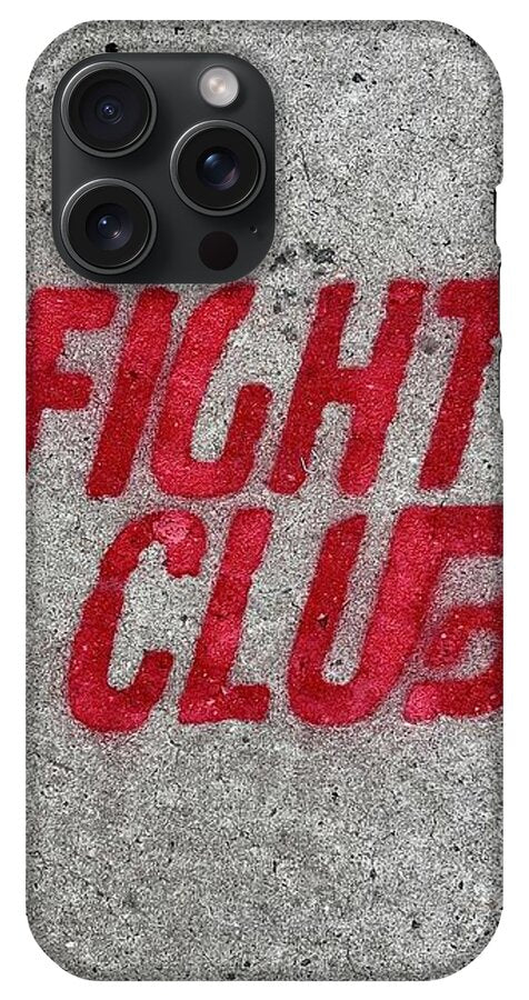 Fight Club Sidewalk Stencil - Phone Case