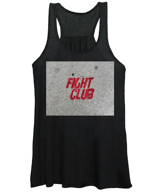 Fight Club Sidewalk Stencil - Women's Tank Top