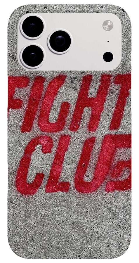 Fight Club Sidewalk Stencil - Phone Case