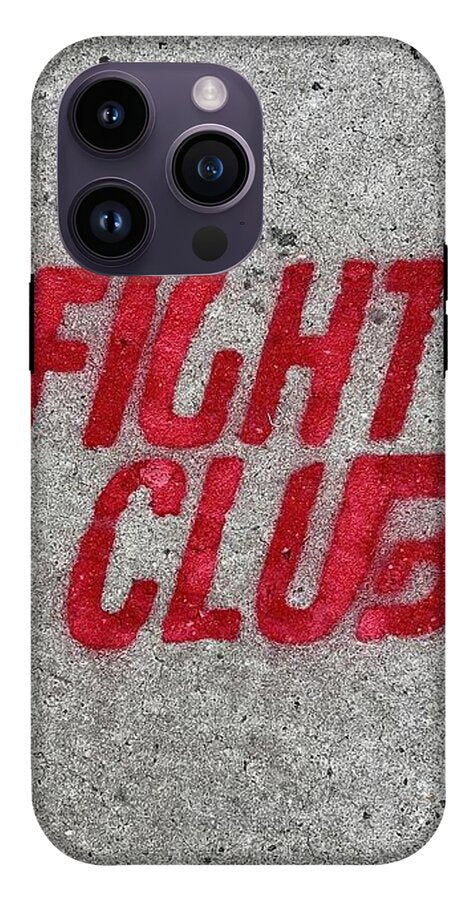 Fight Club Sidewalk Stencil - Phone Case