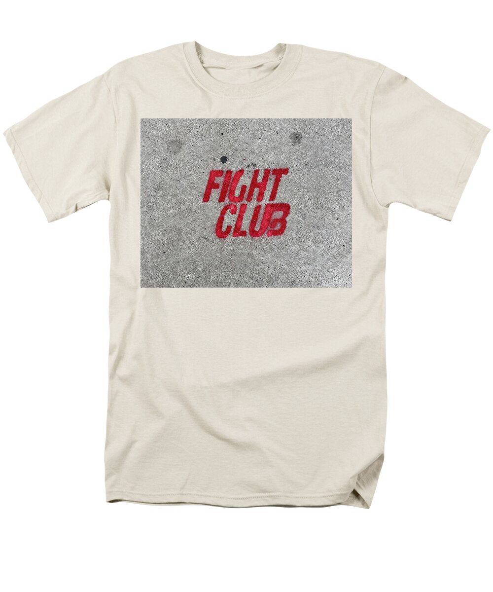 Fight Club Sidewalk Stencil - Men's T-Shirt  (Regular Fit)
