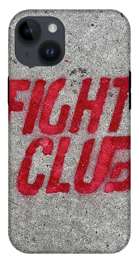 Fight Club Sidewalk Stencil - Phone Case