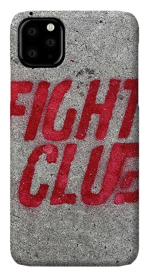 Fight Club Sidewalk Stencil - Phone Case