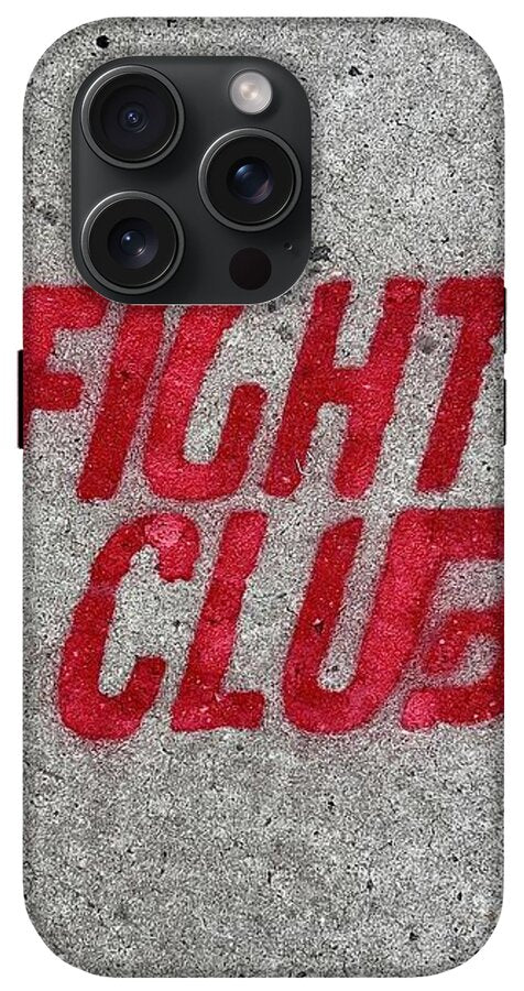 Fight Club Sidewalk Stencil - Phone Case